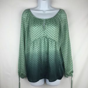 Vera Wang peasant blouse size M